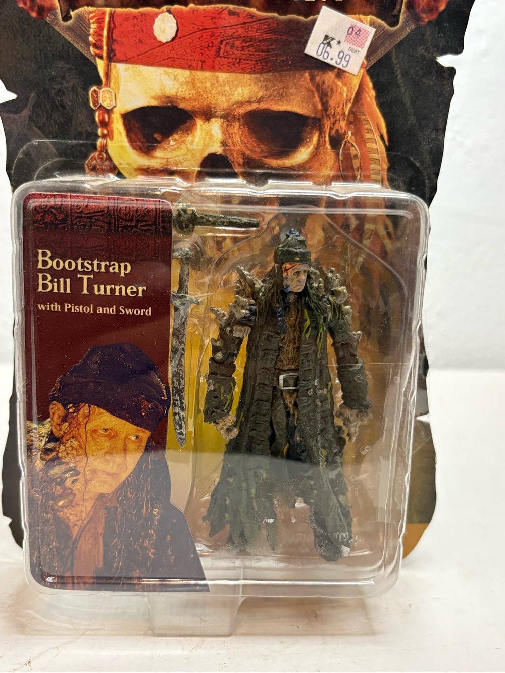 Disney Bootstrap Bill Turner Action Figure - Green, Brown, Black